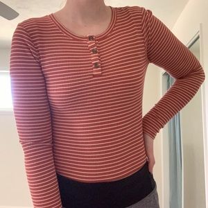 Striped Long Sleeve Bodysuit